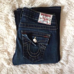 True Religion Twisted Flare Jeans Size 26